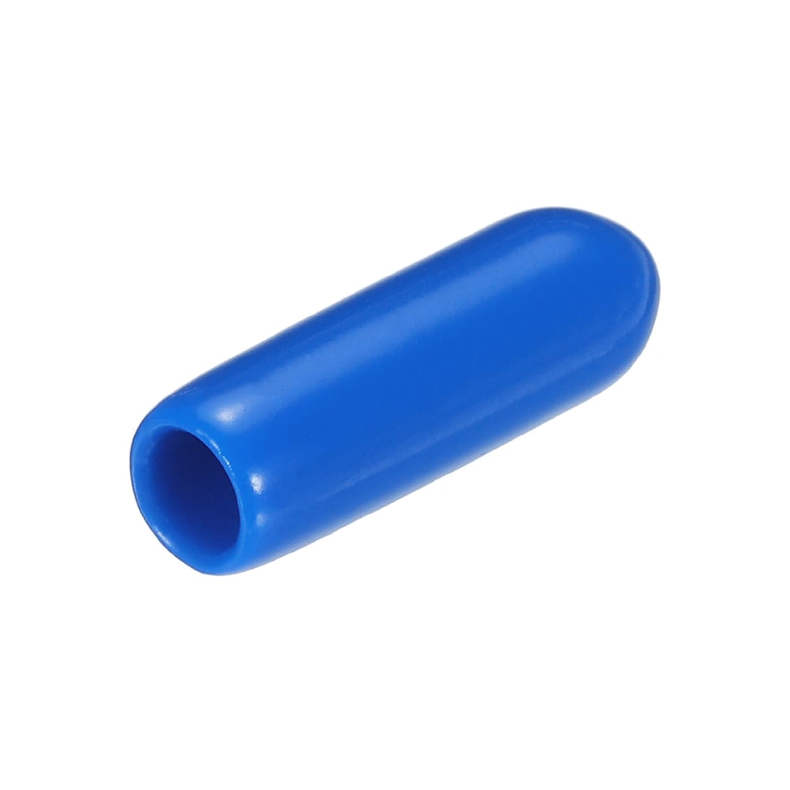 20pcs Rubber End Caps 3.5mm ID Vinyl PVC Round Tube Bolt Cap Cover Screw Thread Protectors Blue