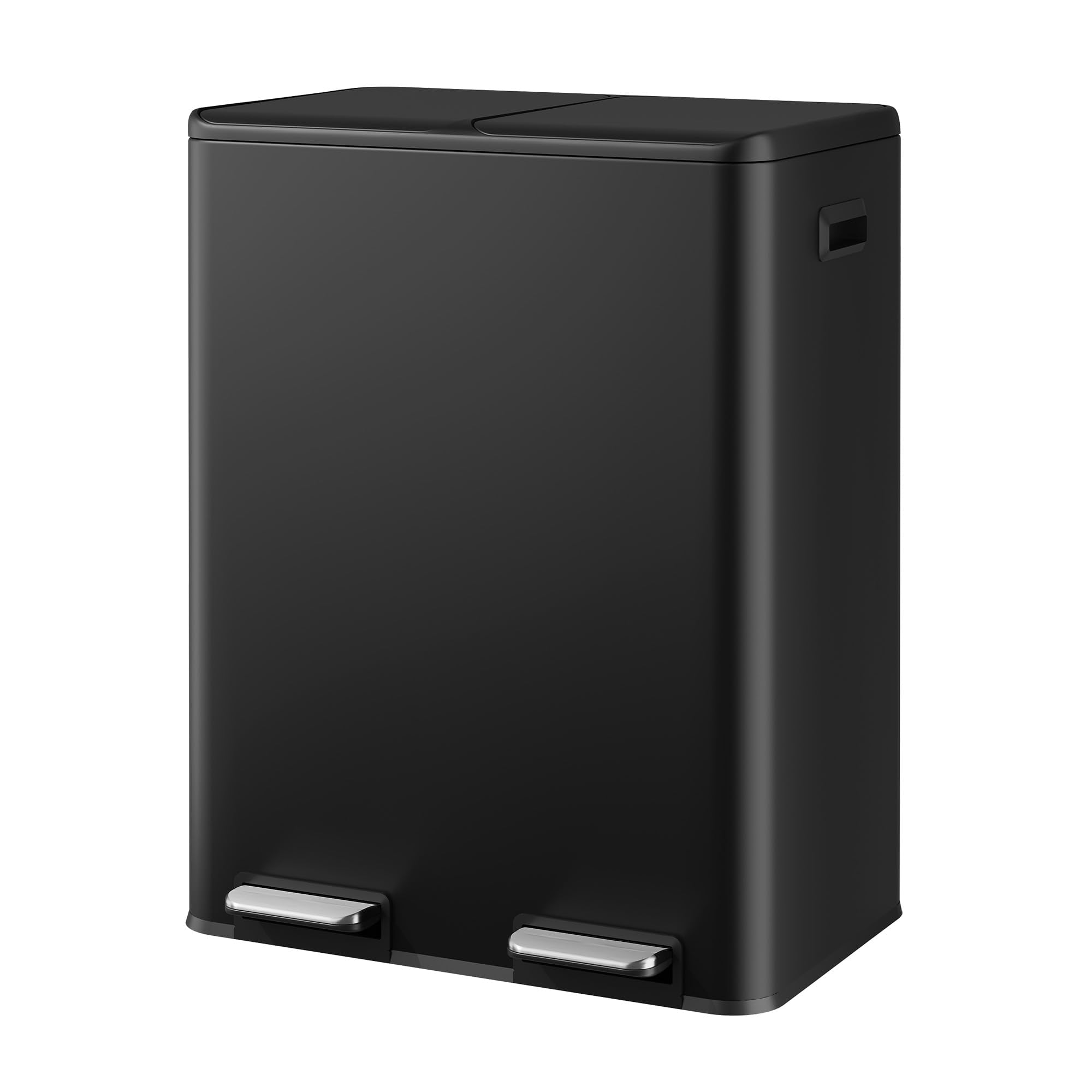 2 x 8 Gallon Stainless Steel Dual Trash Can (2 Count)