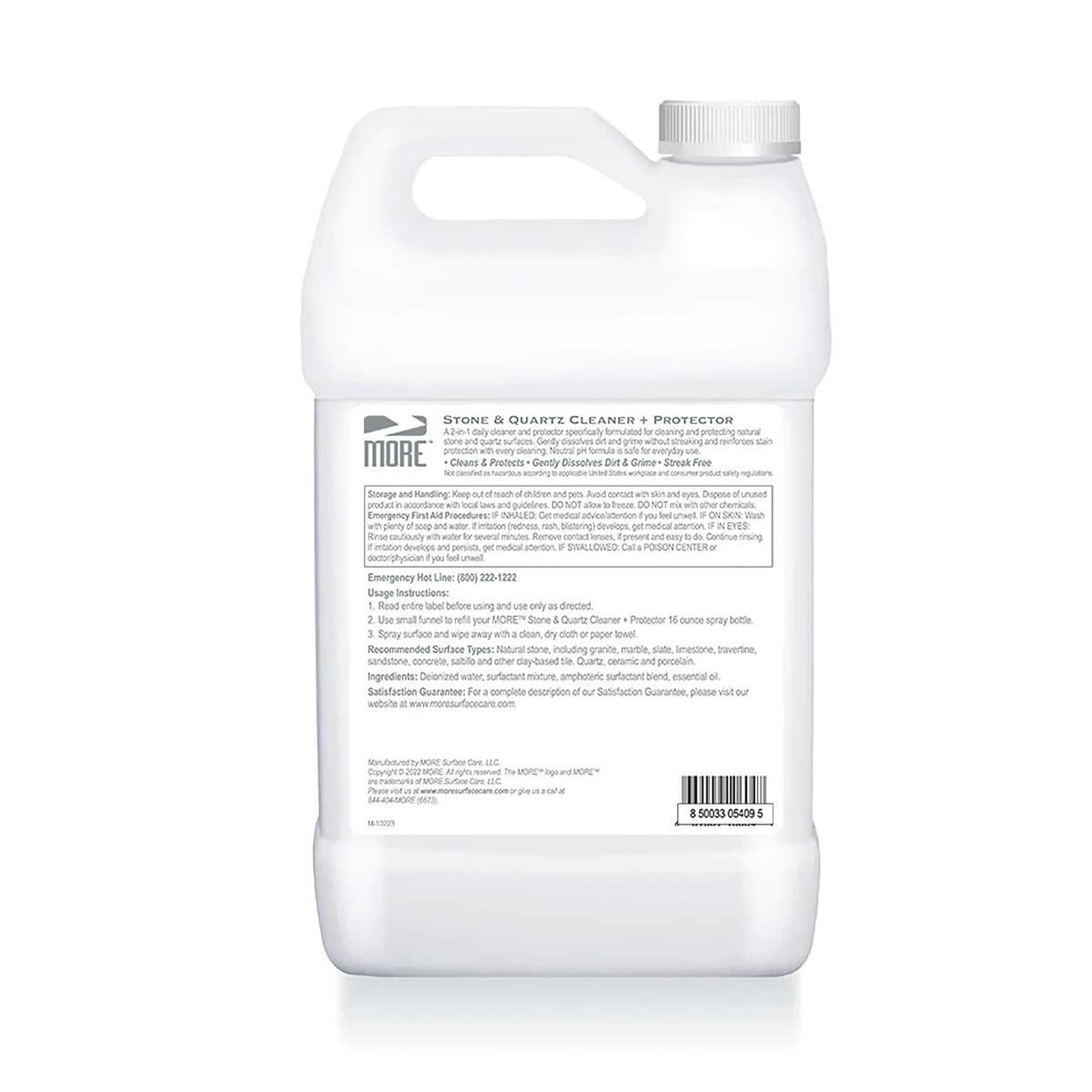 MORE Stone & Quartz Cleaner + Protector (128 Fl Oz)