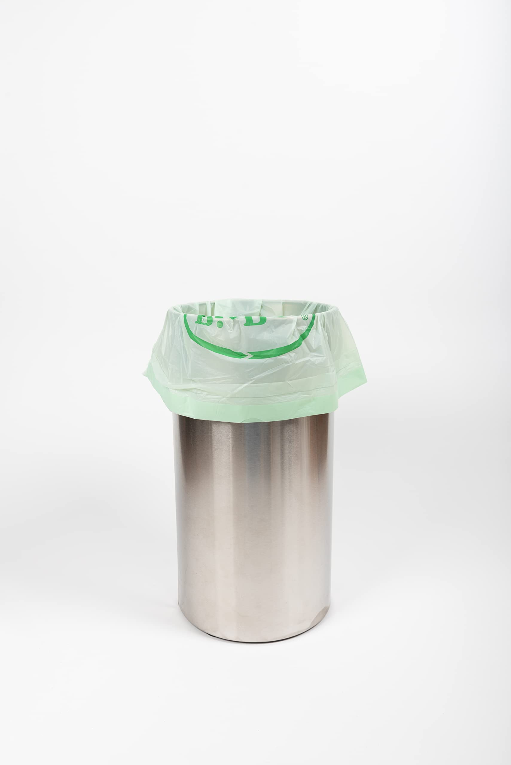 13 Gallon Compostable Drawstring Trash Bags by BioBag (40 Count)