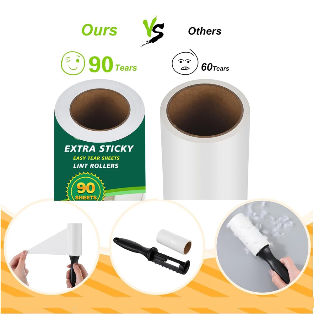 Extra Sticky Lint Roller Refills