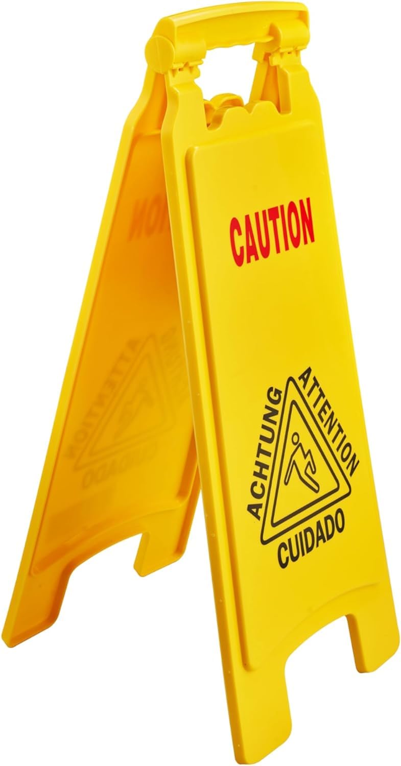 Wet Floor Sign (4 Count)