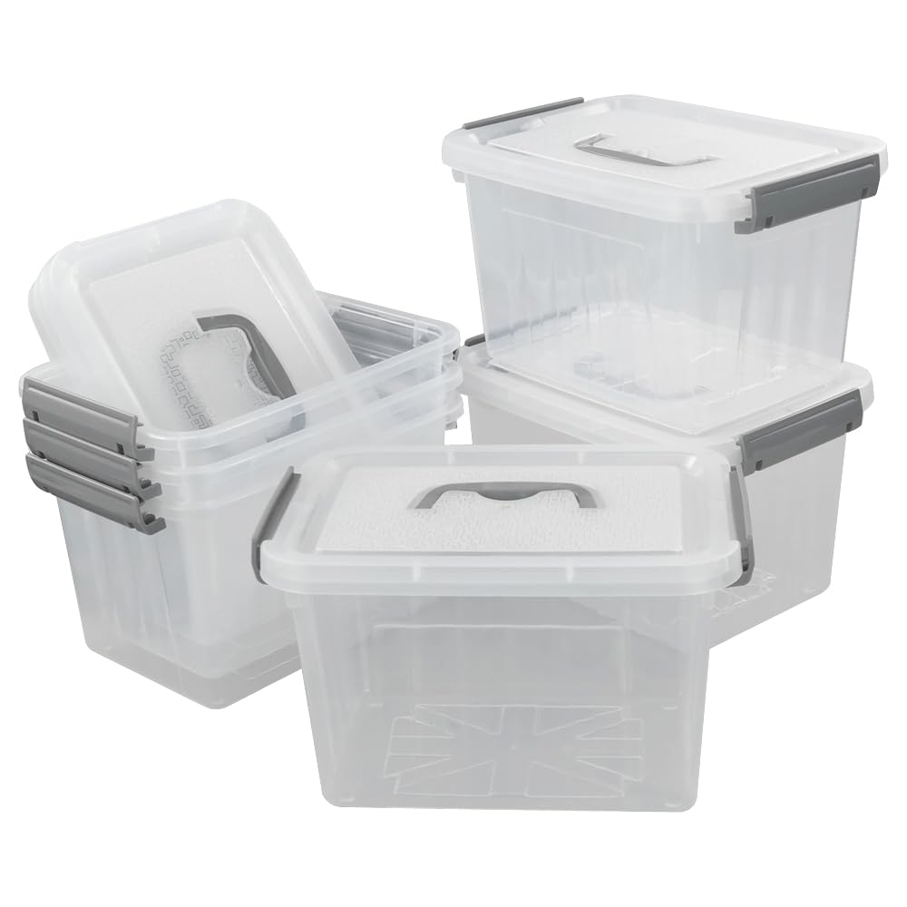 6 Pack Plastic Storage Box