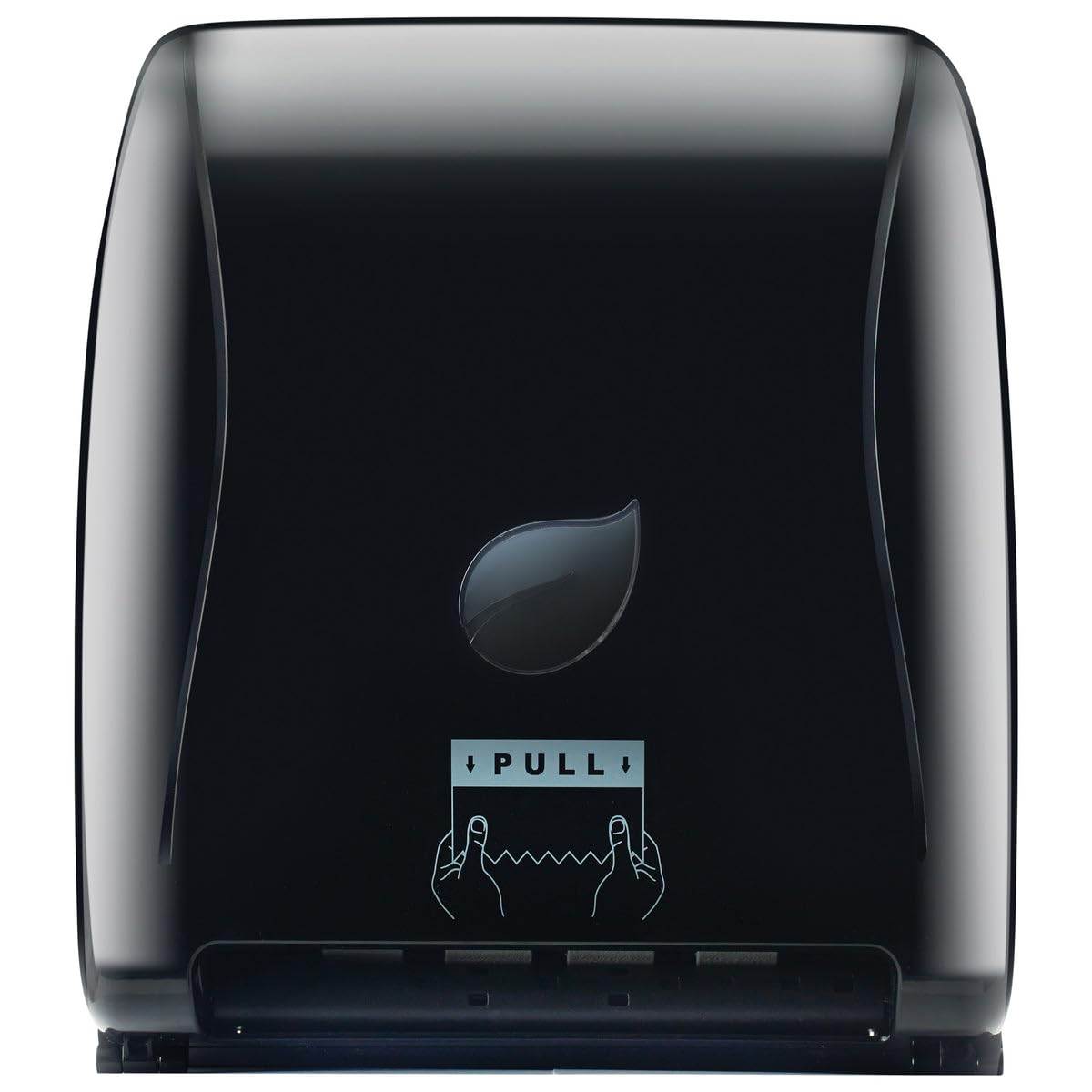 9" Black Commercial Wall Mount Paper Towel Dispenser