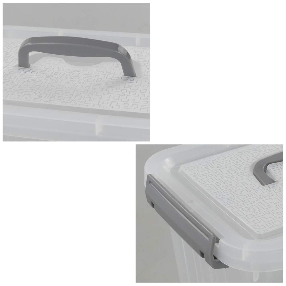 6 Pack Plastic Storage Box