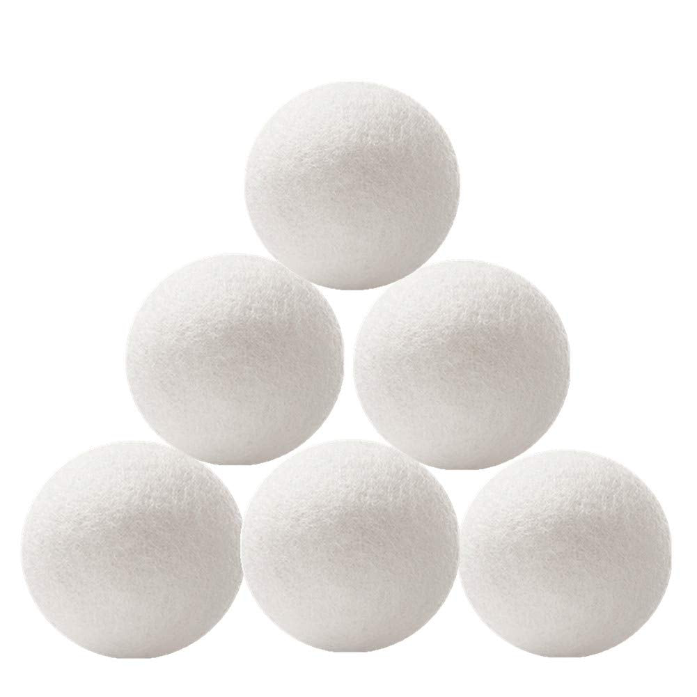 Wool Dryer Balls 6 Pack (6 Fl Oz)
