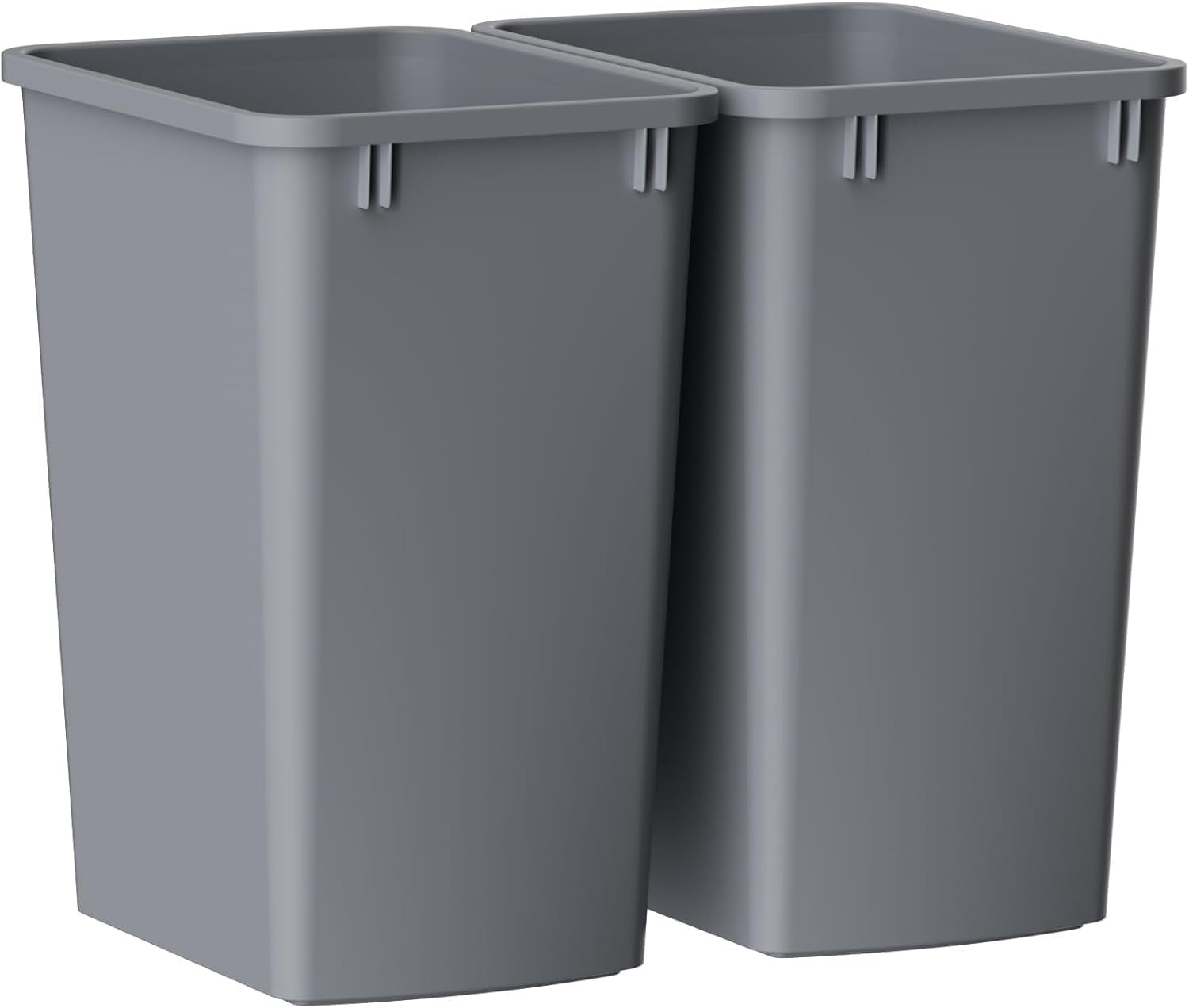 35QT Kitchen Trash Can (2 Count)