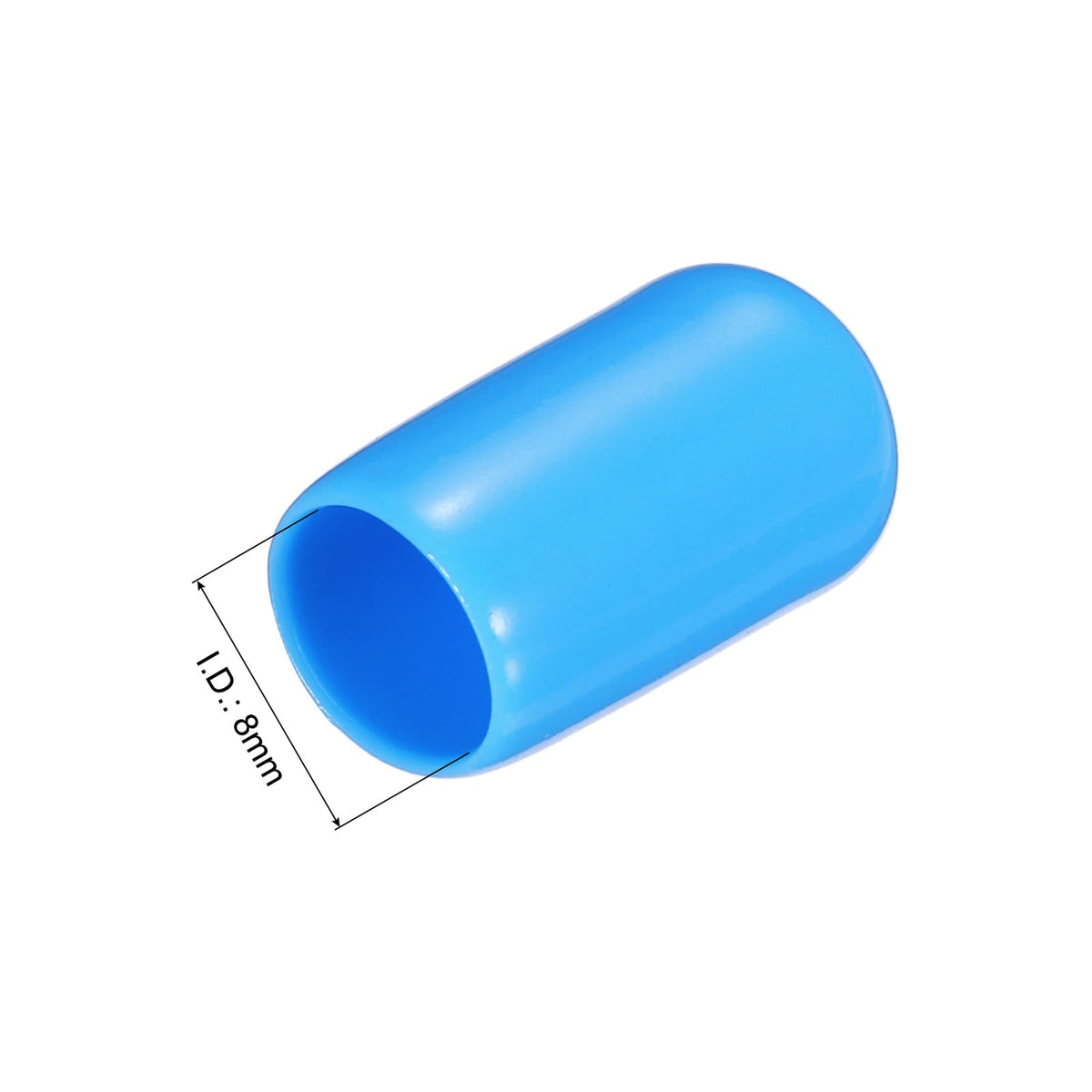 20pcs Rubber End Caps 8mm