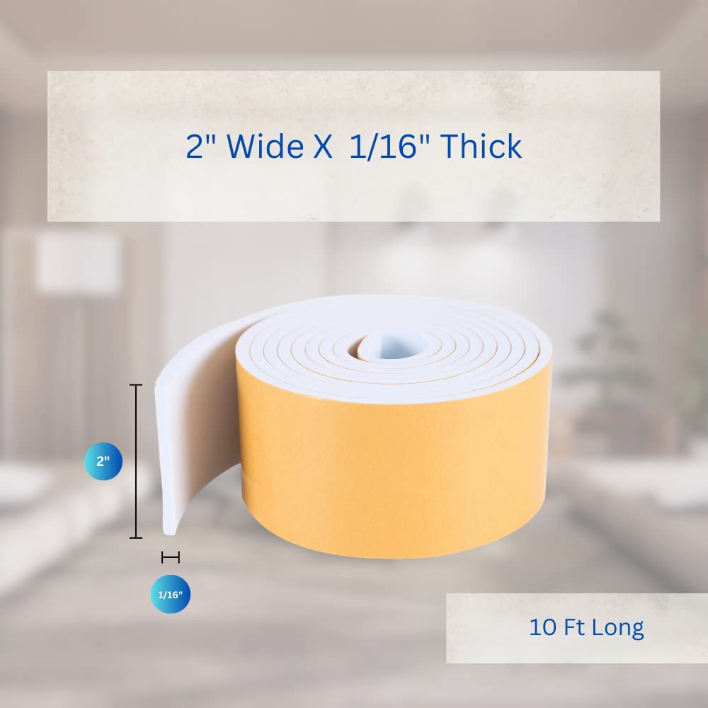 High Density Foam Weather Stripping Door Seal Strip Insulation Tape Roll for Insulating Door Frame