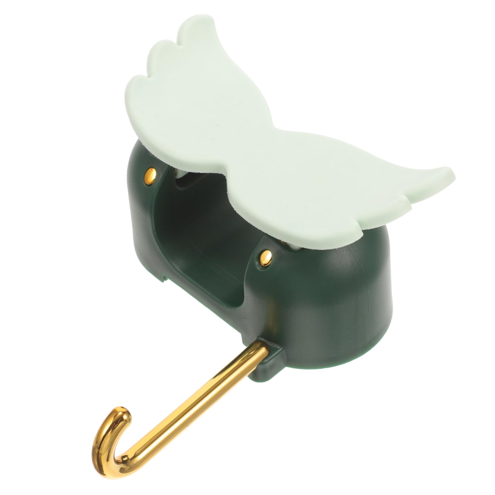 Cartoon Mask Mop Holder Wall Mount Broom Organizer with Adhesive Hook for Kitchen and Bathroom Cleaning Tool Storage PP and TPR Material Fun and Light