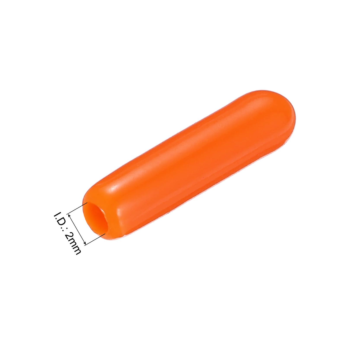 20pcs Rubber End Caps 2mm