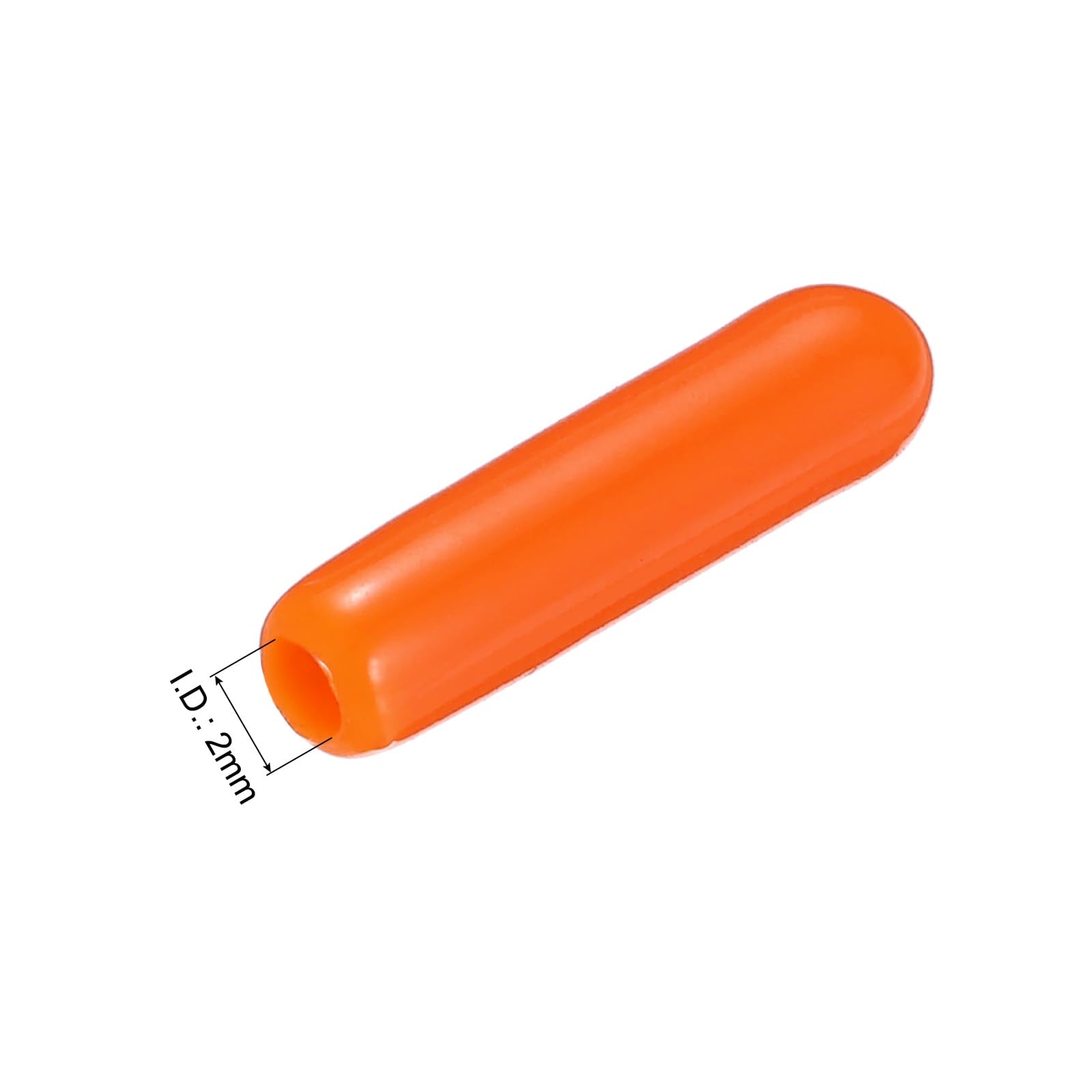 20pcs Rubber End Caps 2mm