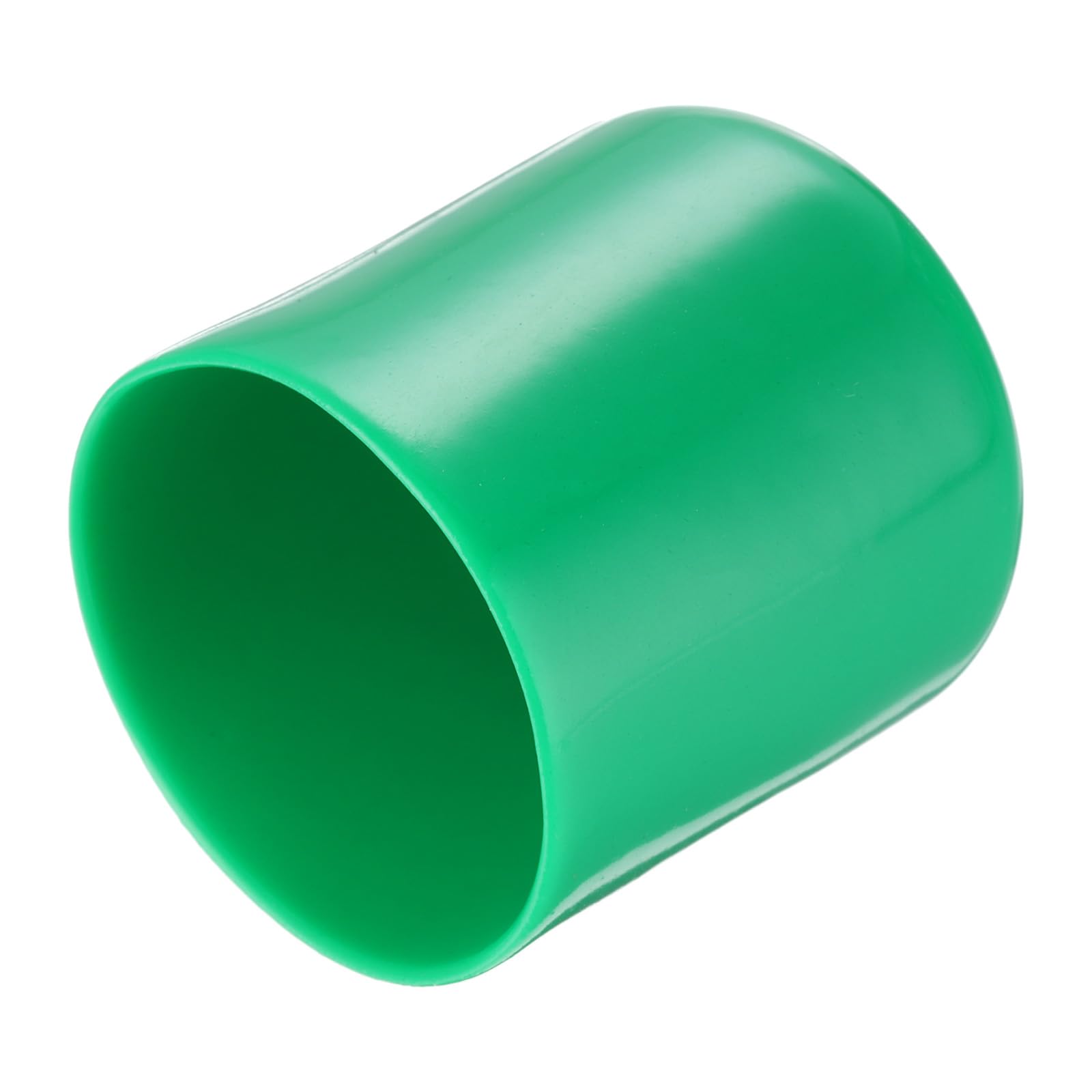 20pcs Rubber End Caps 40mm ID Vinyl PVC Round Tube Bolt Cap Cover Screw Thread Protectors Dark Green