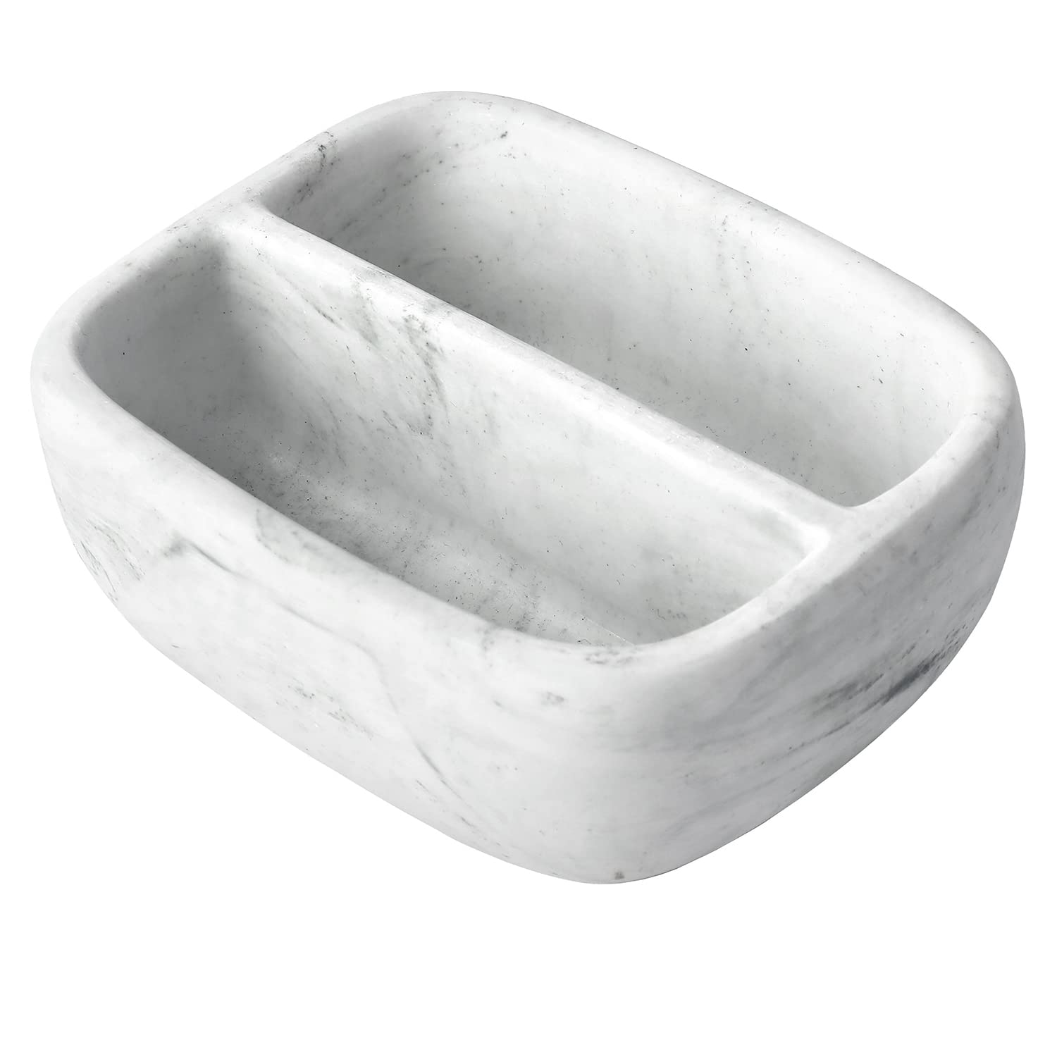 Modern White Resin Sponge Holder for Kitchen Sink