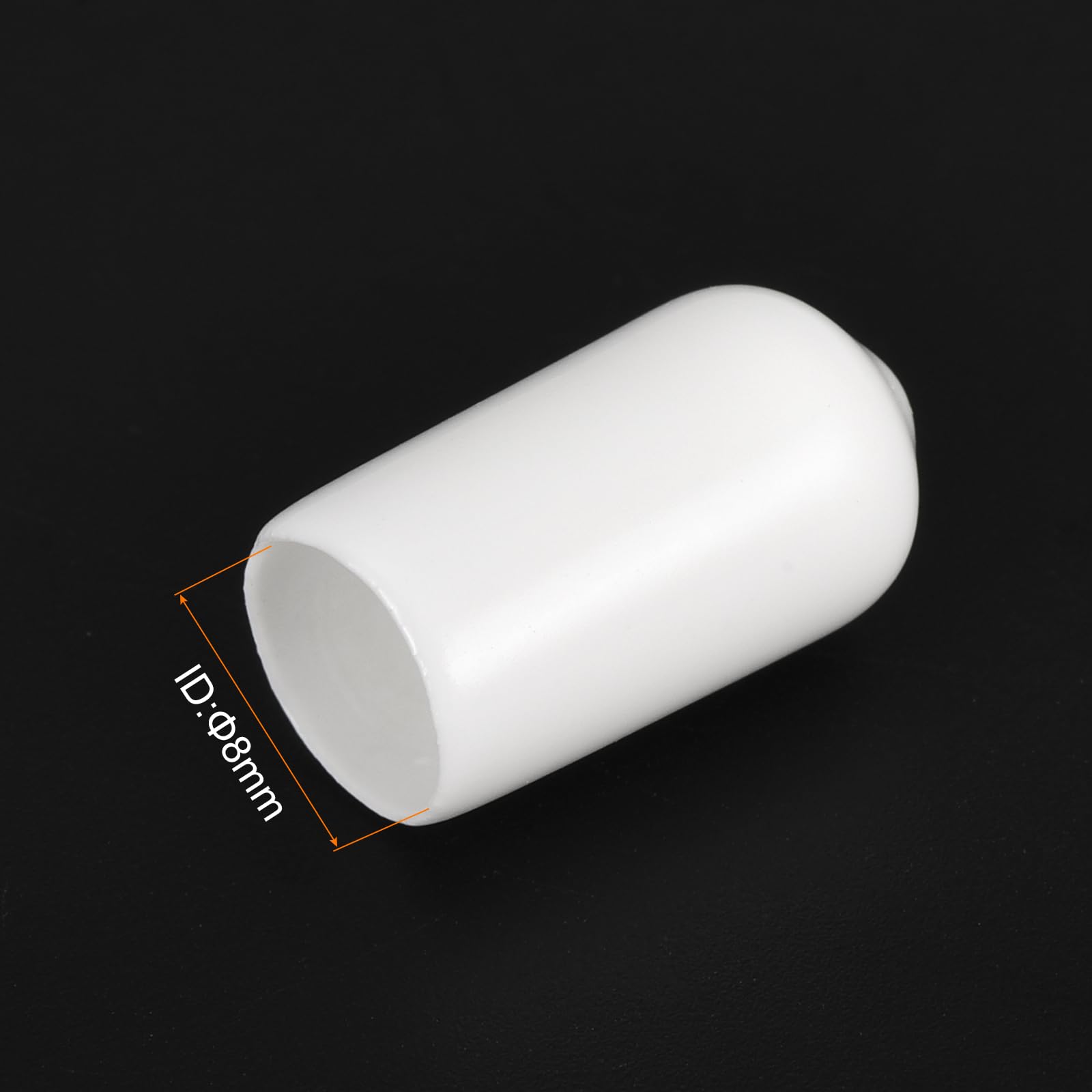 20pcs Rubber End Caps 8mm