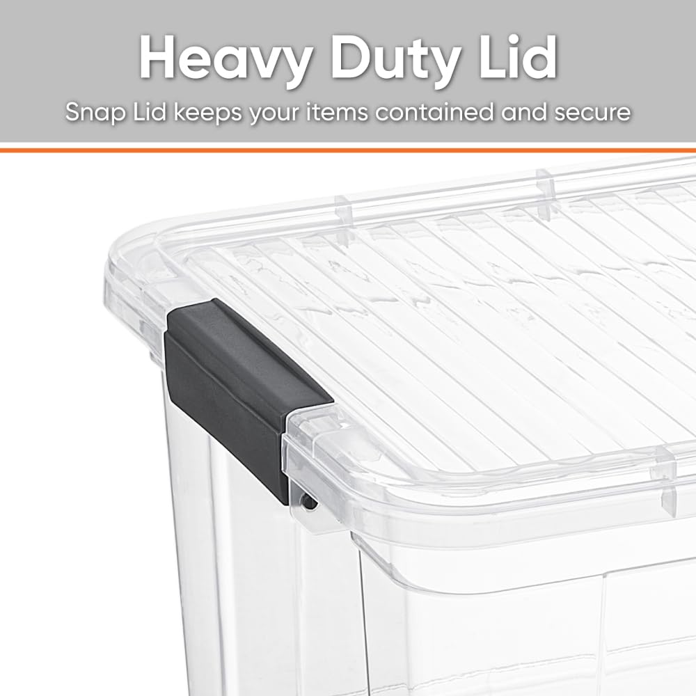 Storage Bins with Lids (2 Count)