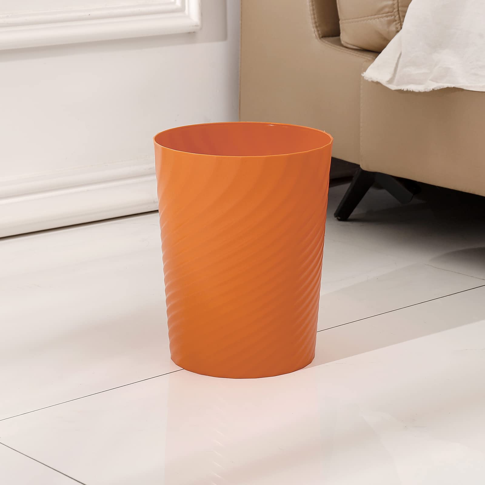Plastic Small Bathroom Trash Can Wastebasket Garbage Can