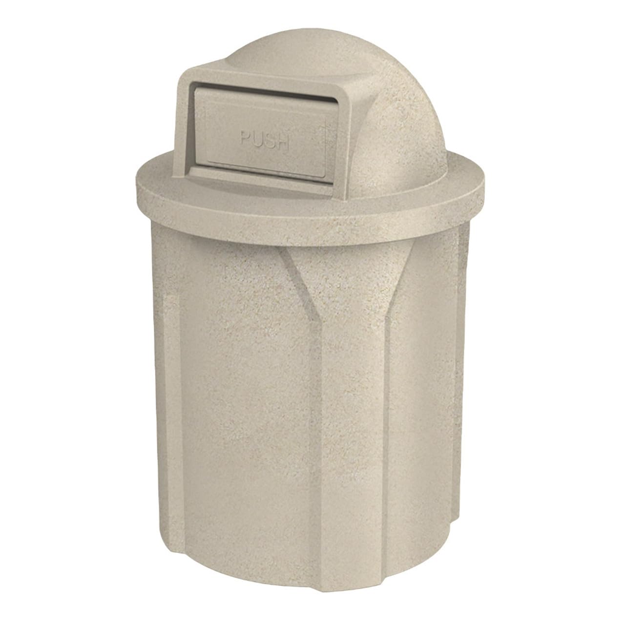 Campus Collection 42 Gallon Commercial Trash Can with Lid
