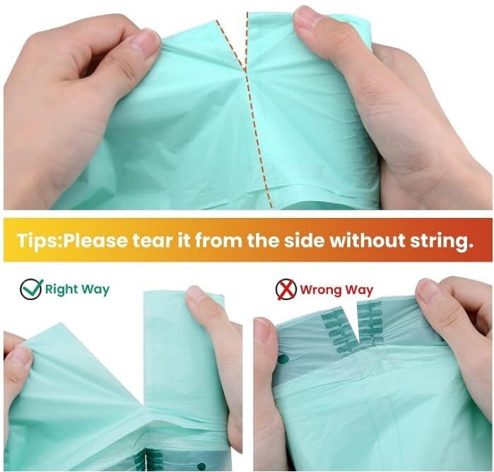 Compostable* Waste Bags with Drawstring (25 Count)