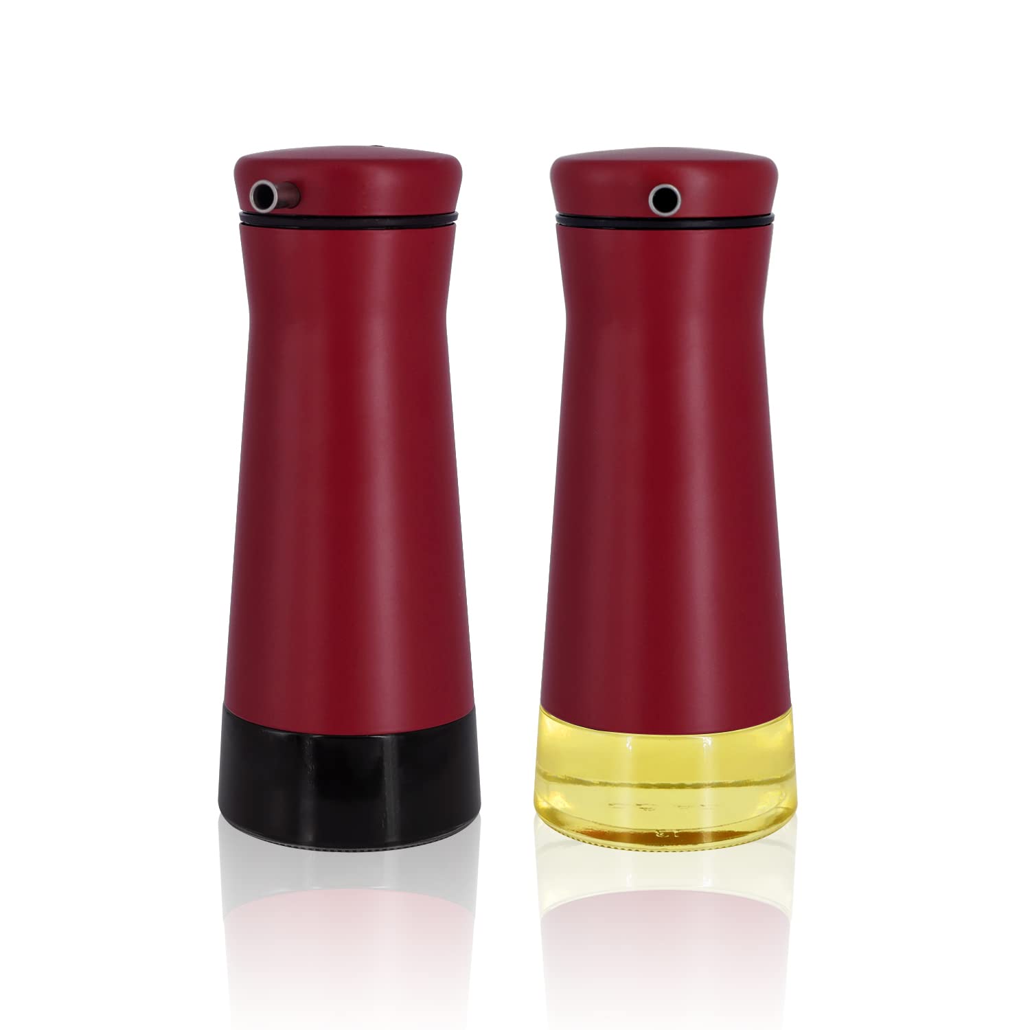 Red Oil And Vinegar Dispenser Set (2 Count)