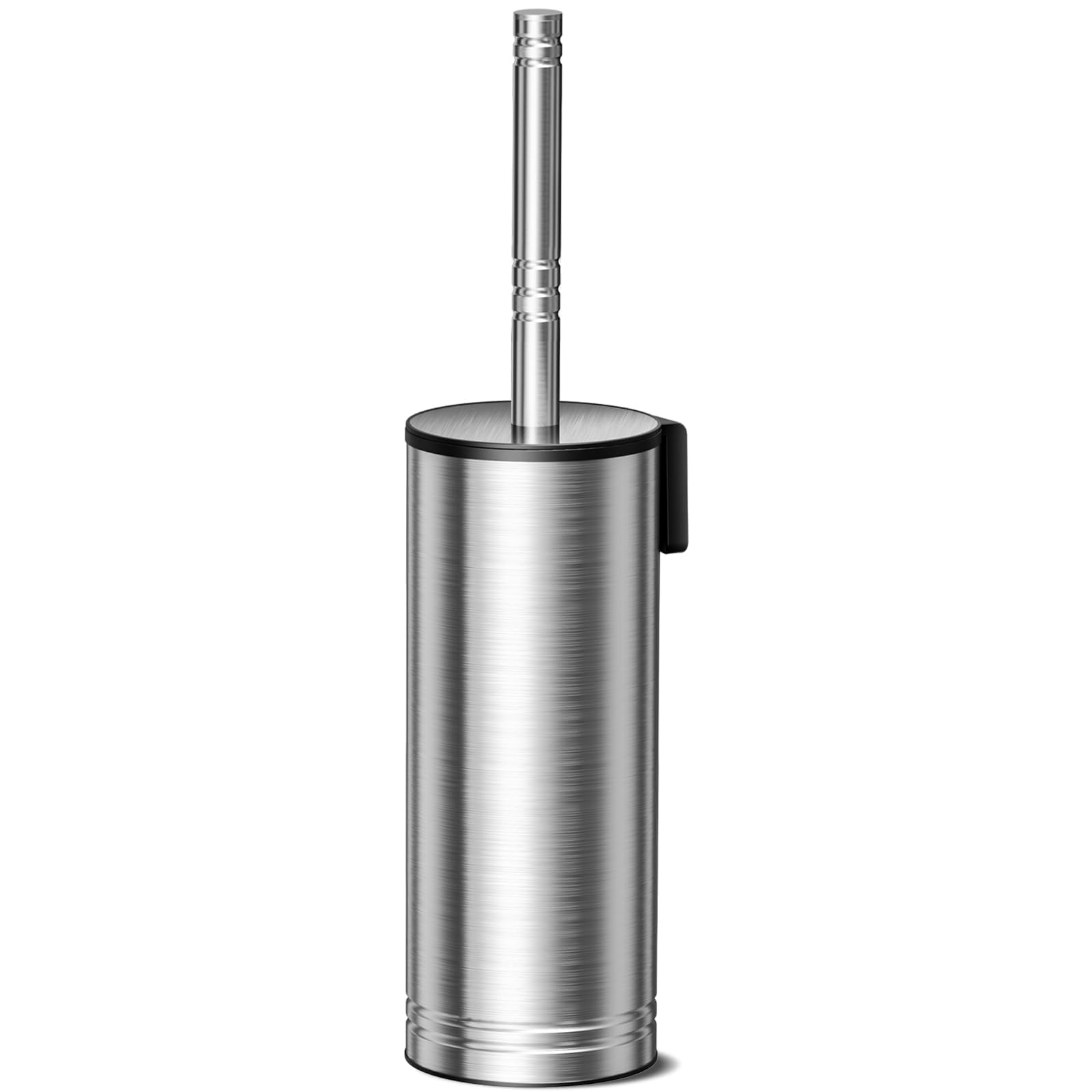 Toilet Brush and Holder Set：Stainless Steel Deep Clean Bathroom