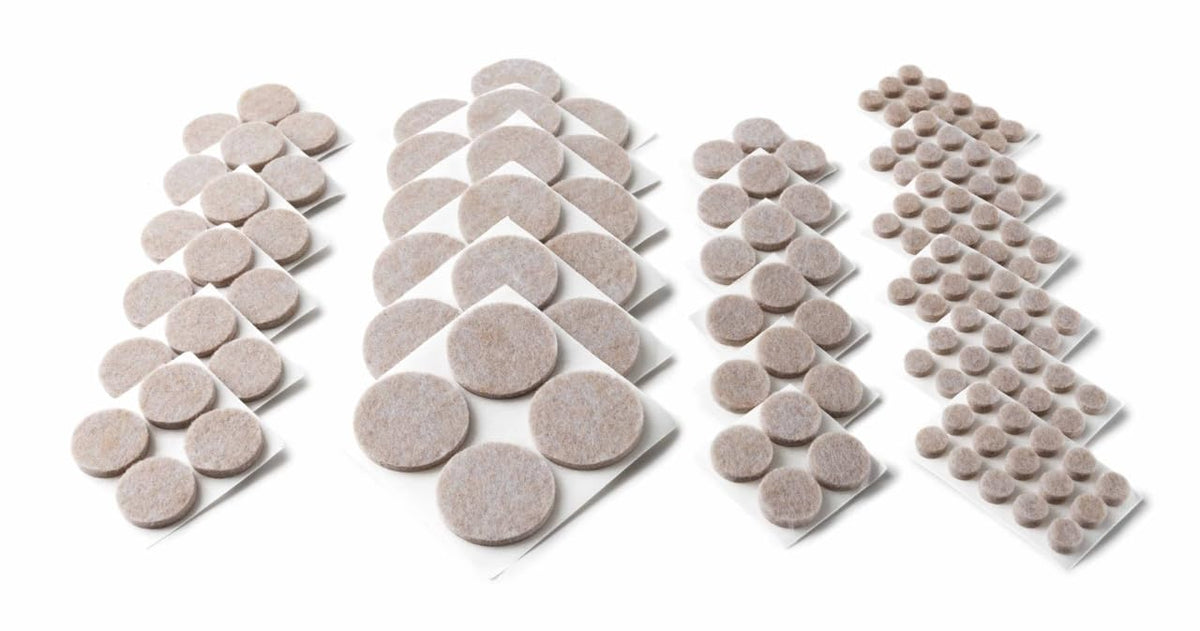 Felt Pads 162 PCS Beige (162 Count)
