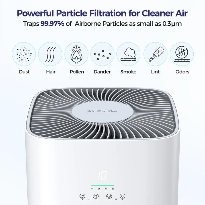 Air Purifier for Home Large Room & Pets
