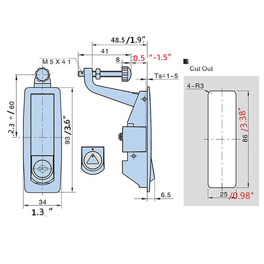 Compression Latch Lock (2 Count)
