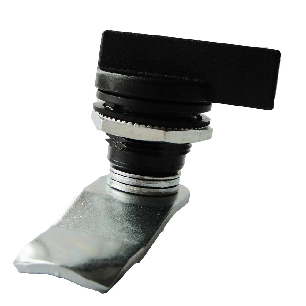 2PCS Thumb Operated Offset Thumb Cam Lock Black Cam Lock (2 Count)