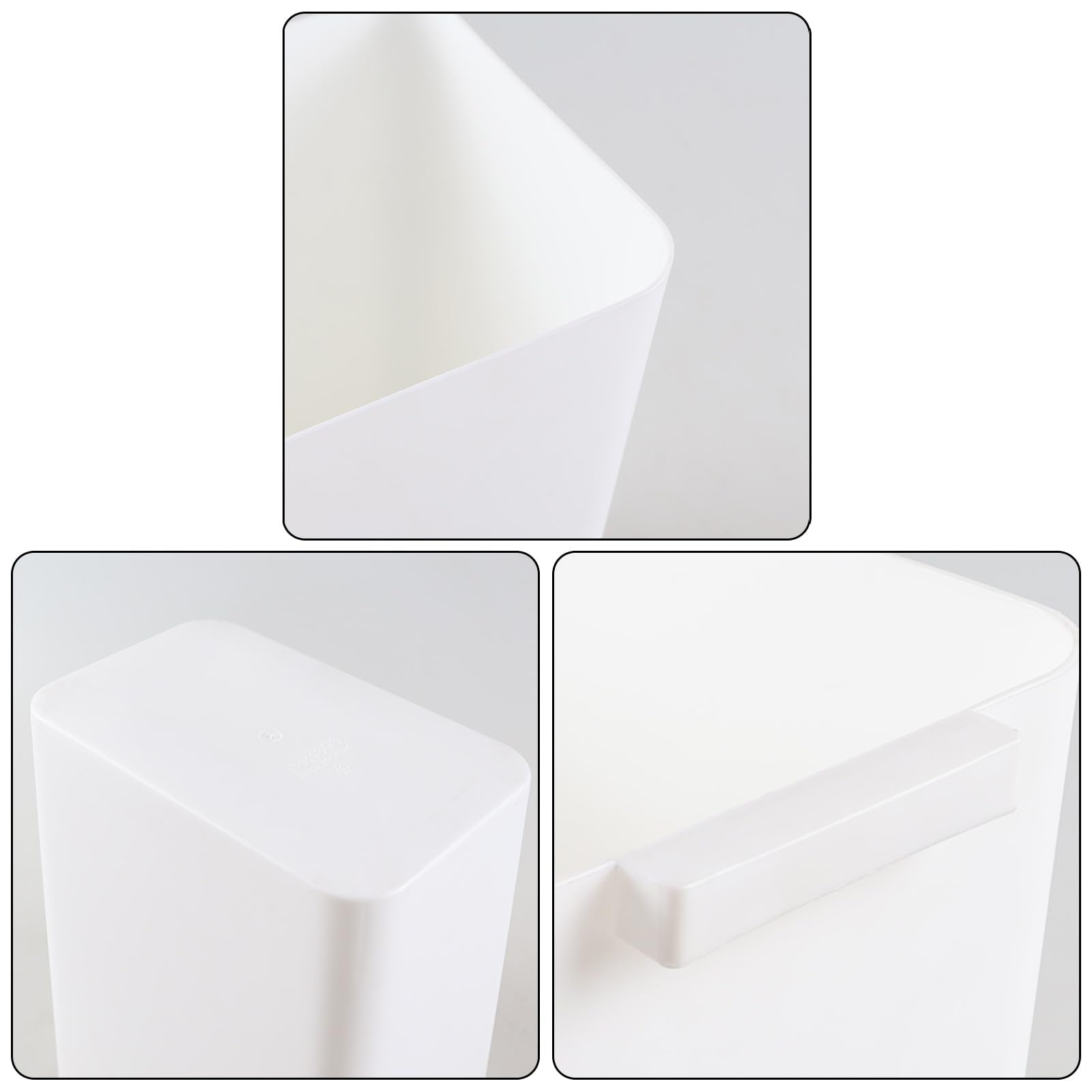 4.5 Gallon 3 Packs Plastic Wastebasket (3 Count)