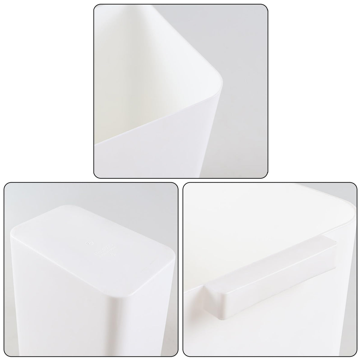 4.5 Gallon 3 Packs Plastic Wastebasket (3 Count)