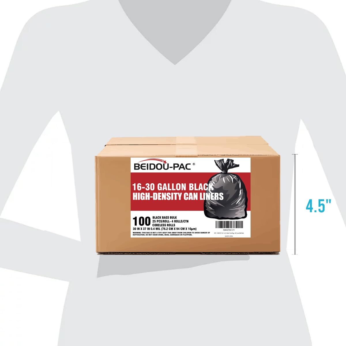 30 Gallon Trash Bags (100 Count)