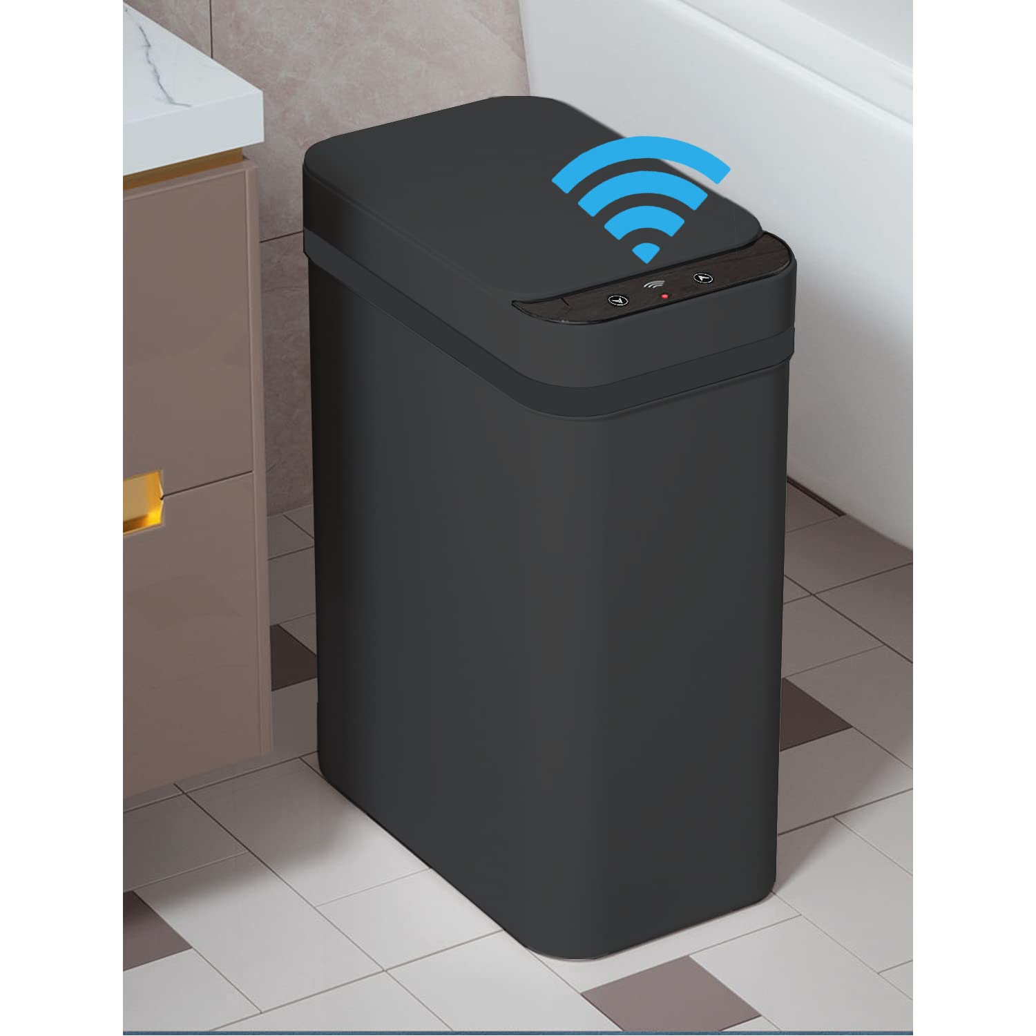 Touchless Bathroom Trash Can