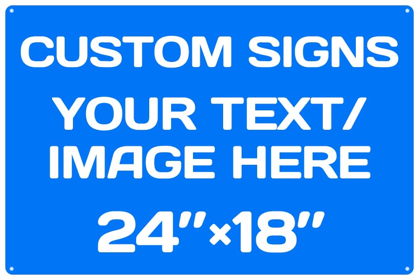 Personalized Aluminum Weatherproof Metal Signs