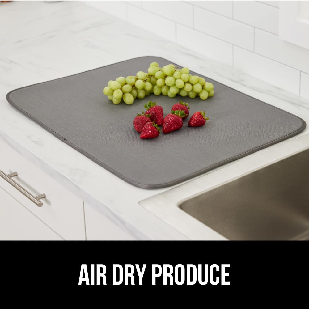 Ultra Water Absorbent Microfiber Dish Drying Mat (2 Count)
