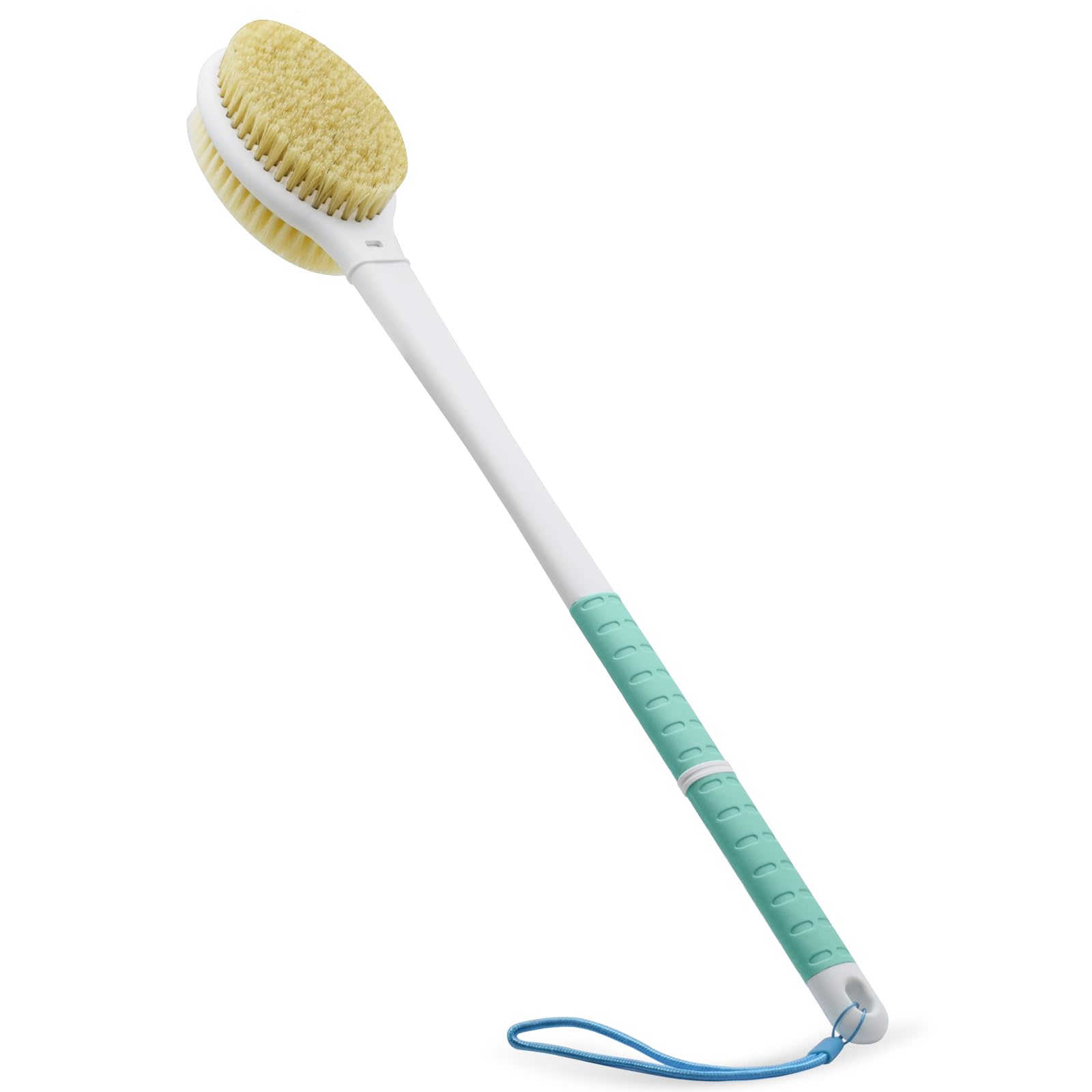 Shower Brush with Soft & Stiff Bristles