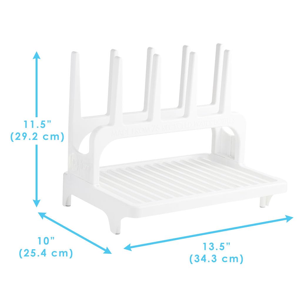 White Space Saving Drying Rack from 100% Recycled Bottles