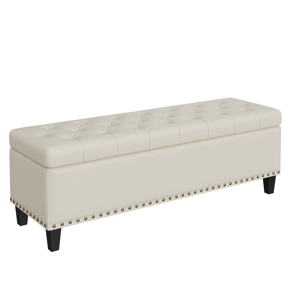 51 Inch Storage Ottoman Bench
