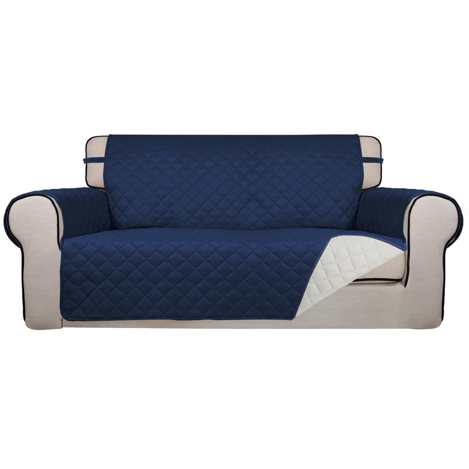 Reversible Quilted Couch Covers for Dogs Loveseat Sofa Cover 54"
