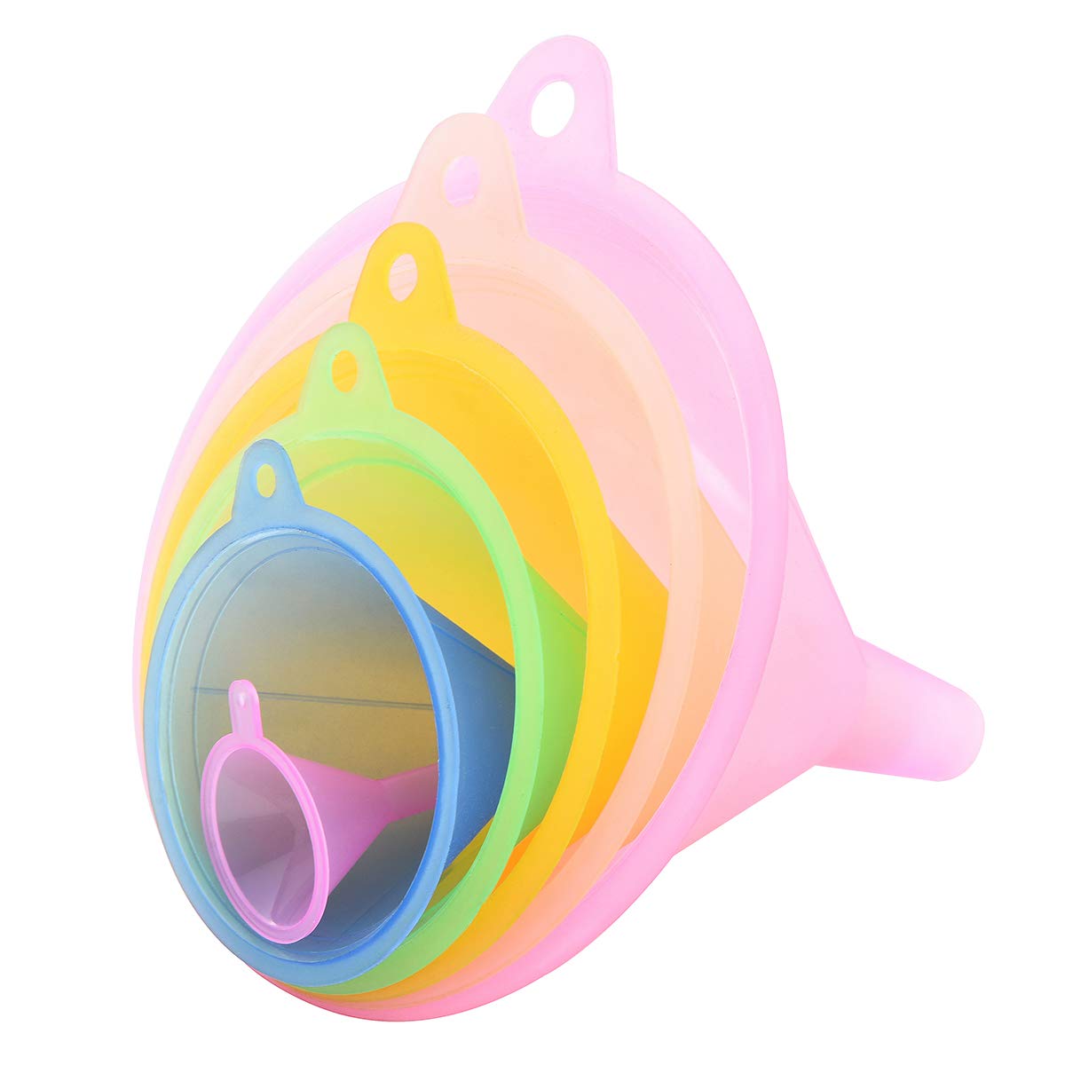 All Purpose Plastic Funnel Set of 6