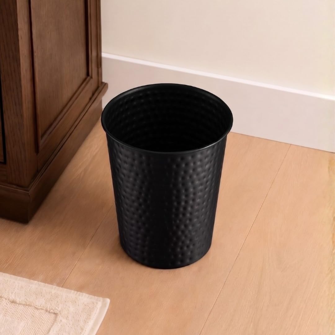 Metal Bathroom Trash Can