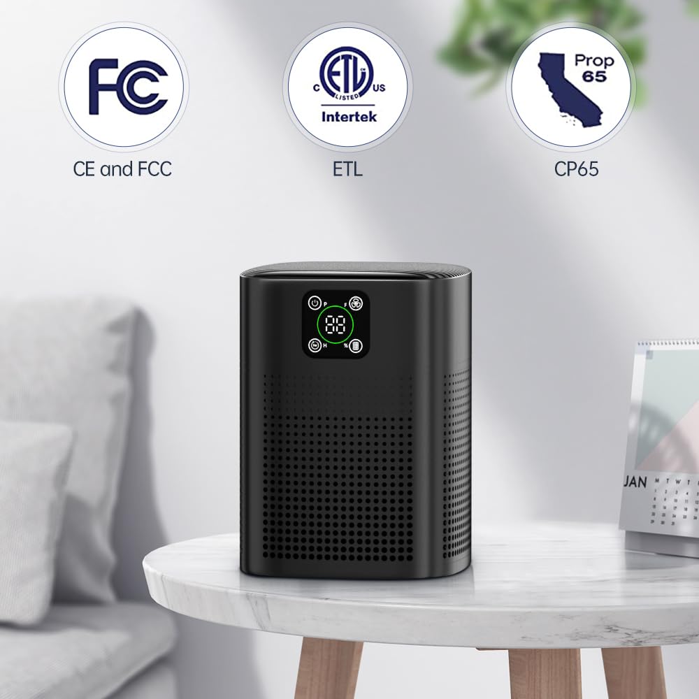 2 Pack Air Purifiers For Home Bedroom (2 Count)