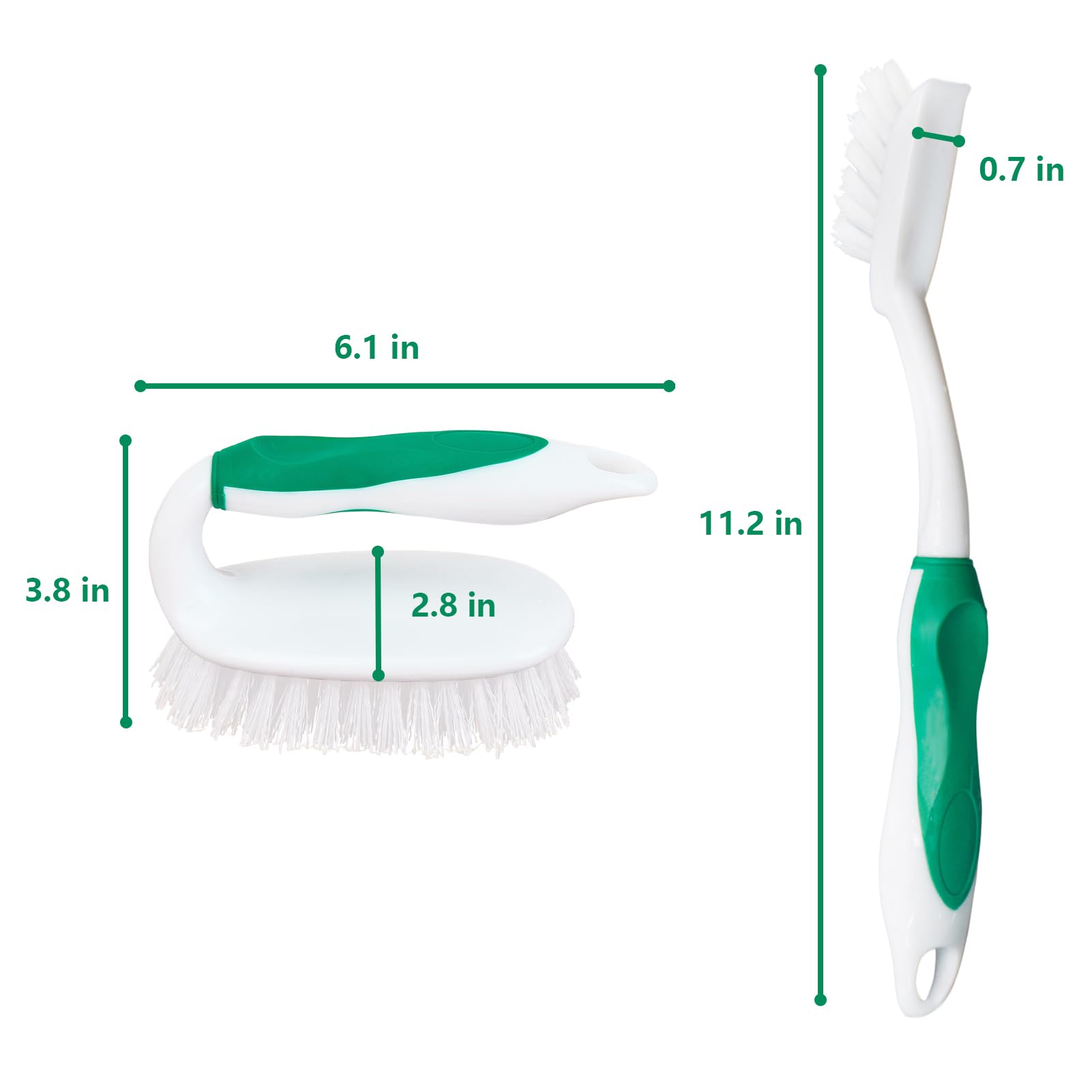Scrub Brush Set (4 Count)