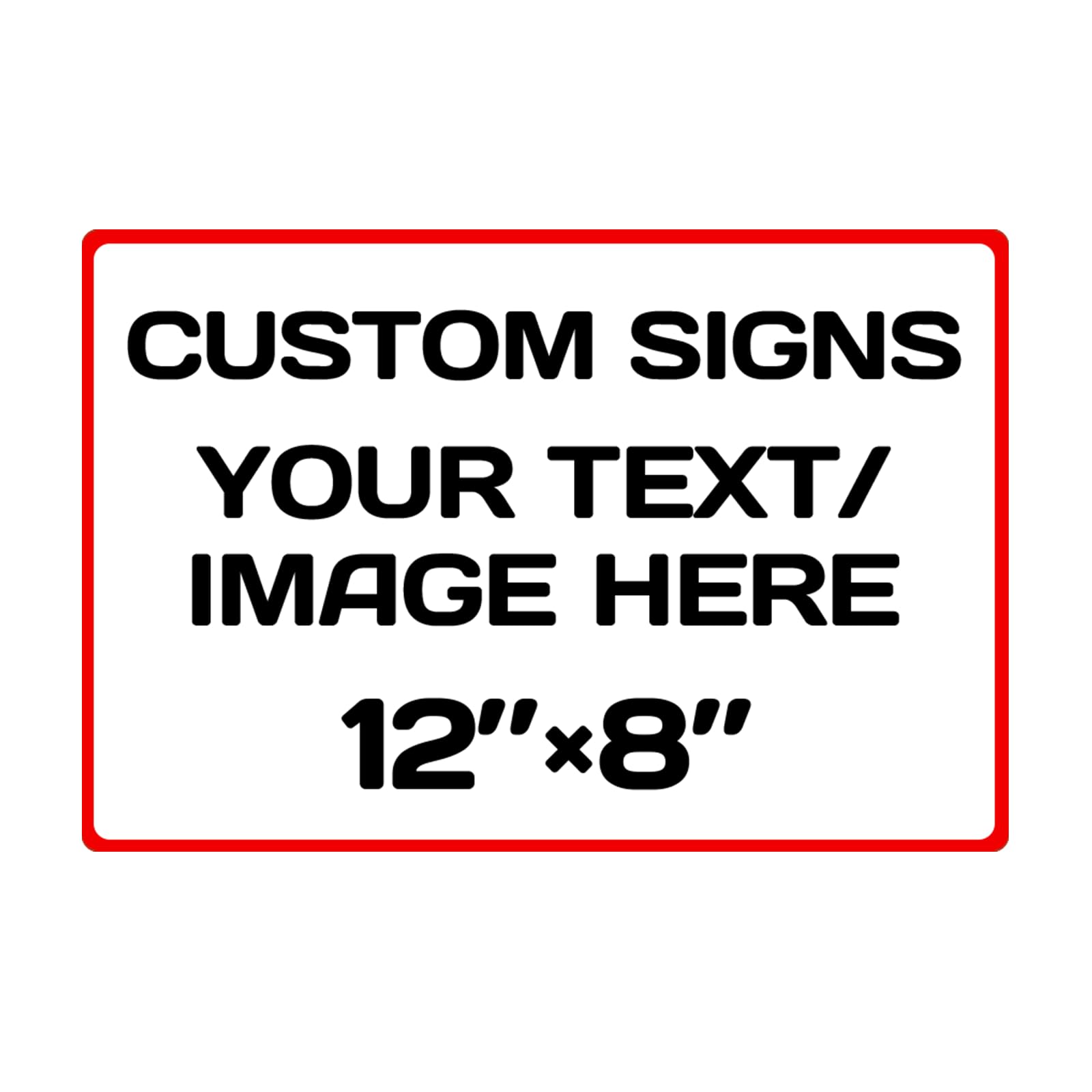 Personalized Aluminum Weatherproof Metal Sign