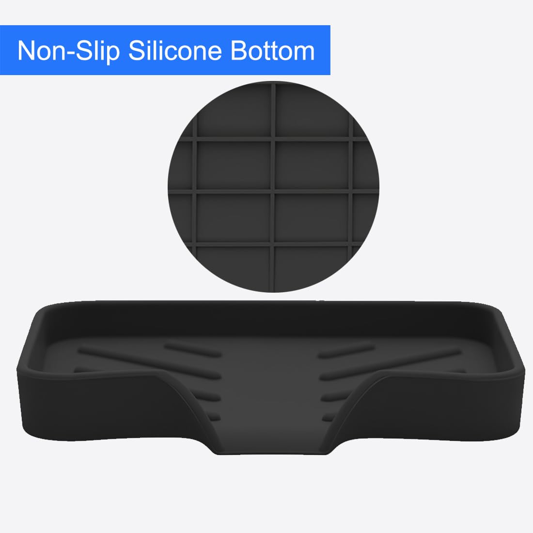 Sponge Holder with Drain Spout for Kitchen Sink