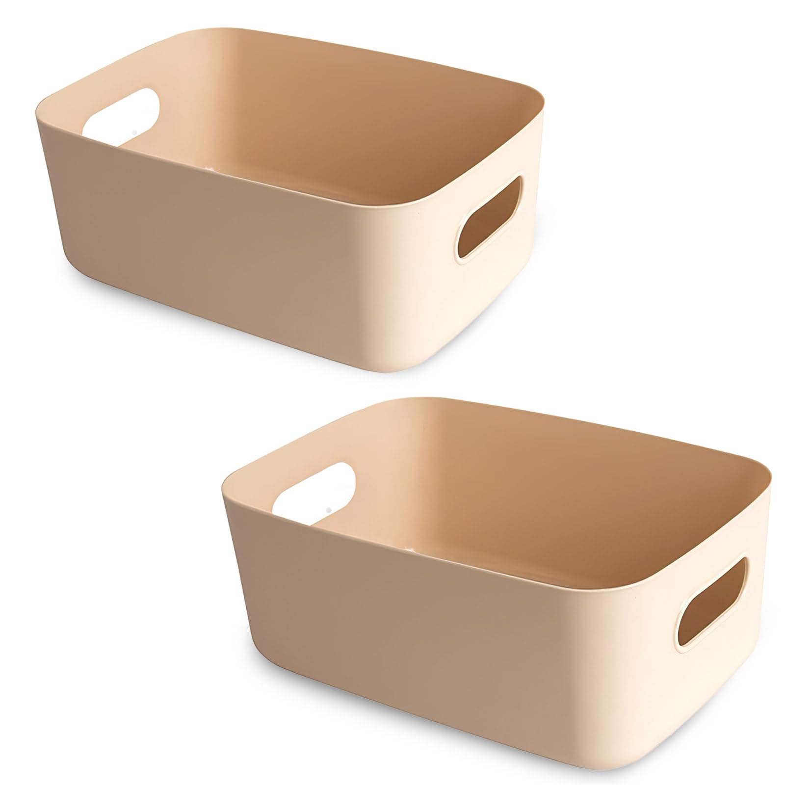 2 Pack Plastic Storage Bins (2 Count)