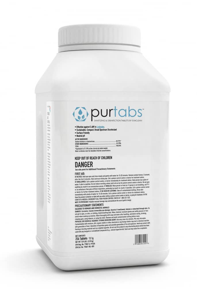 Sporicidal Disinfectant Tablets (256 Count)