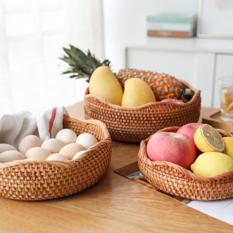 Rattan Bread Basket (3 Count)