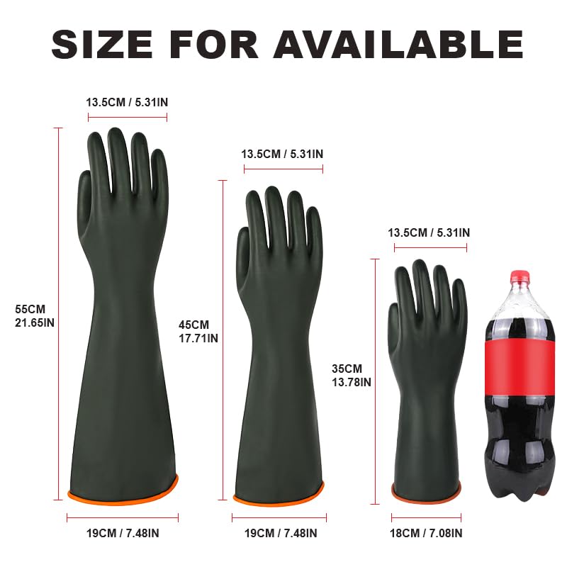 Heavy Latex Chemical Resistant Gloves