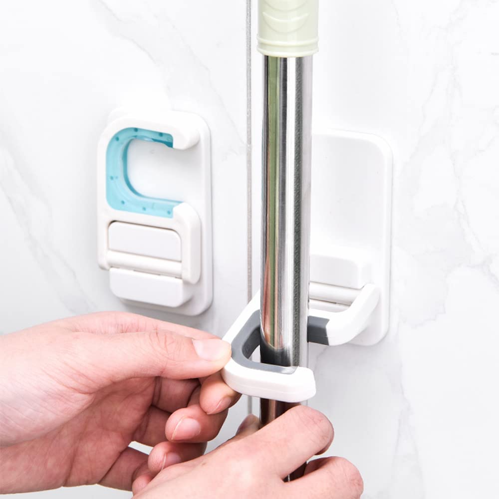 4PCS Wall Mount Mop Holder